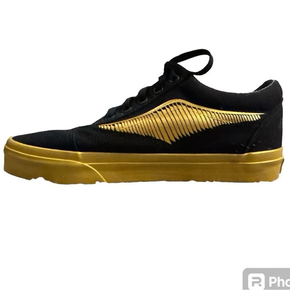 Vans Old Skool Harry Potter Golden Snitch sneakers NWOT - Men’s 5.5/ Women’s 7 - Picture 3 of 10